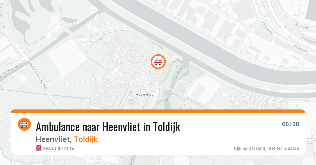 Ambulance naar Heenvliet in Toldijk — 28 mei 2026