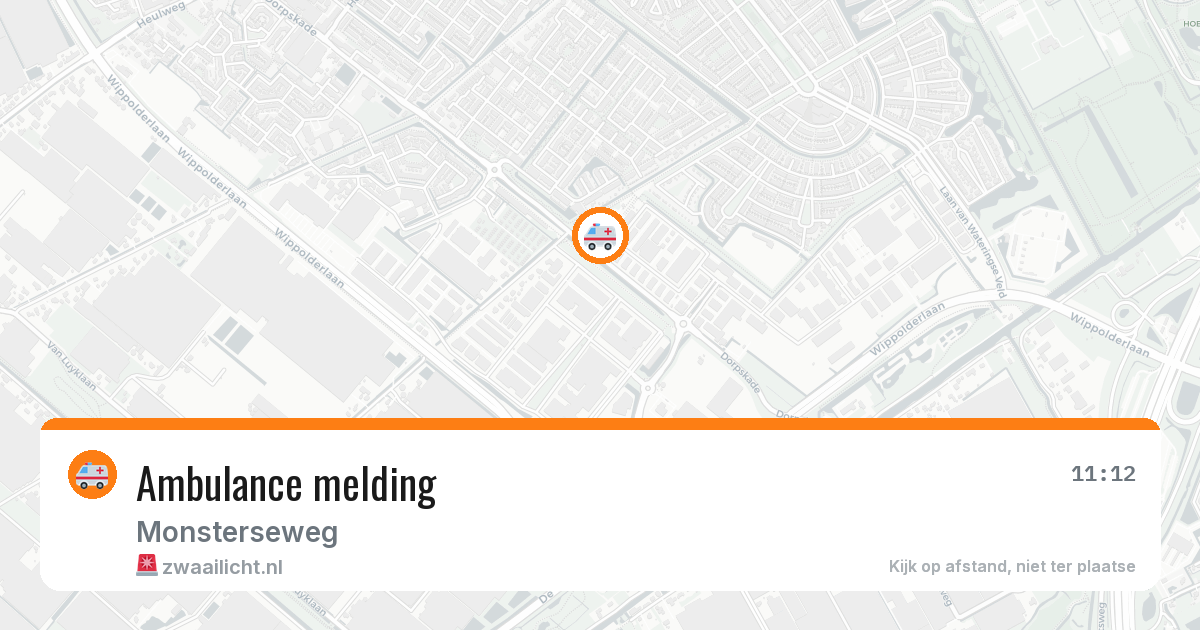 Ambulance melding — 21 jan 2026