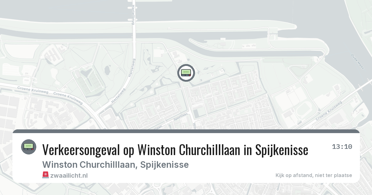 Verkeersongeval op Winston Churchilllaan in Spijkenisse — 3 mrt 2026