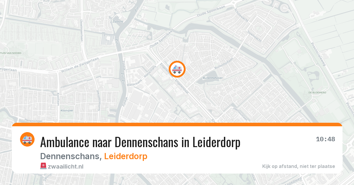 Ambulance naar Dennenschans in Leiderdorp — 18 jun 2026