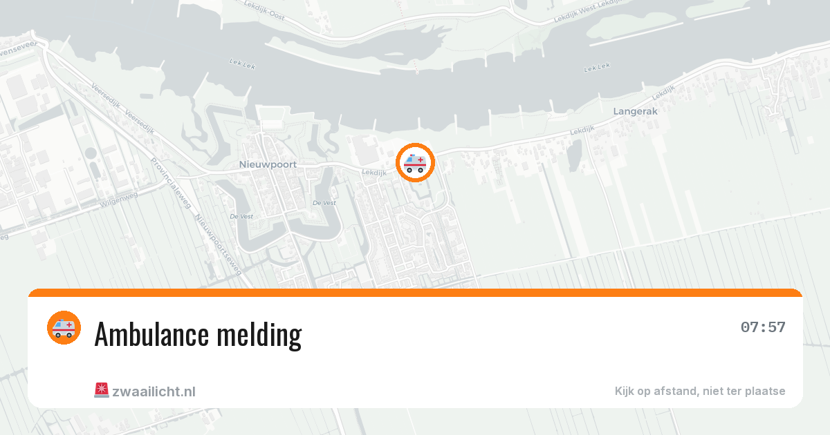 Ambulance melding — 5 mei 2026
