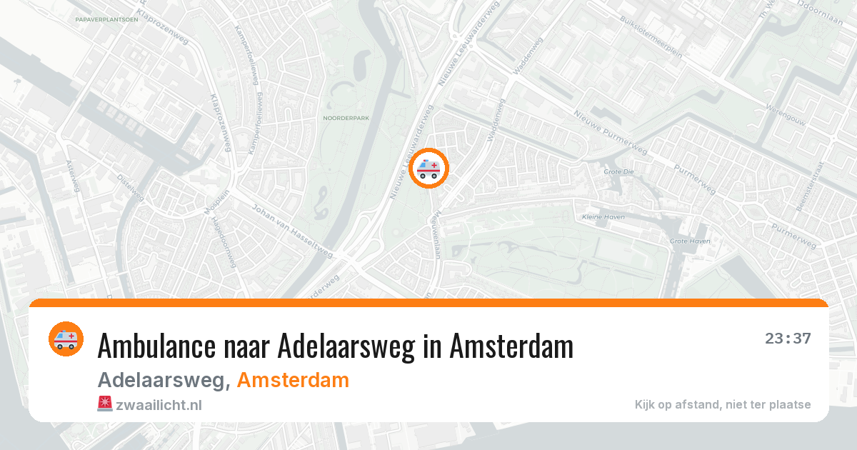 Ambulance naar Adelaarsweg in Amsterdam — 21 mei 2026