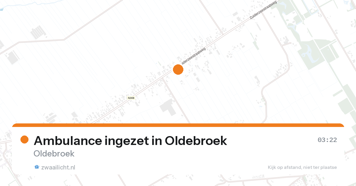 Ambulance ingezet in Oldebroek — 28 aug 2026