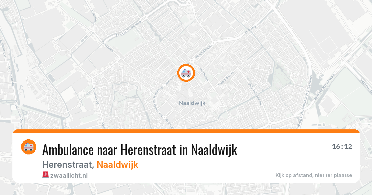 Ambulance naar Herenstraat in Naaldwijk — 31 jul 2026