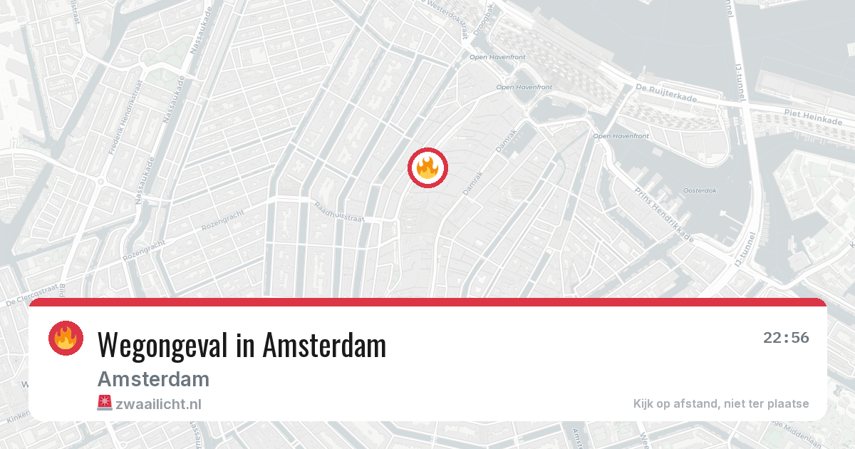 Wegongeval in Amsterdam — 25 jun 2026
