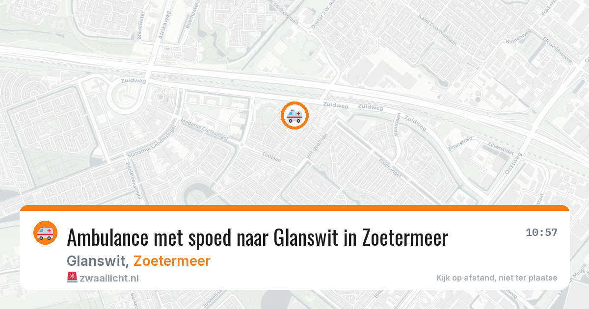 Ambulance met spoed naar Glanswit in Zoetermeer — 12 feb 2026