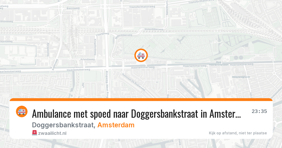 Ambulance met spoed naar Doggersbankstraat in Amsterdam — 30 jun 2026