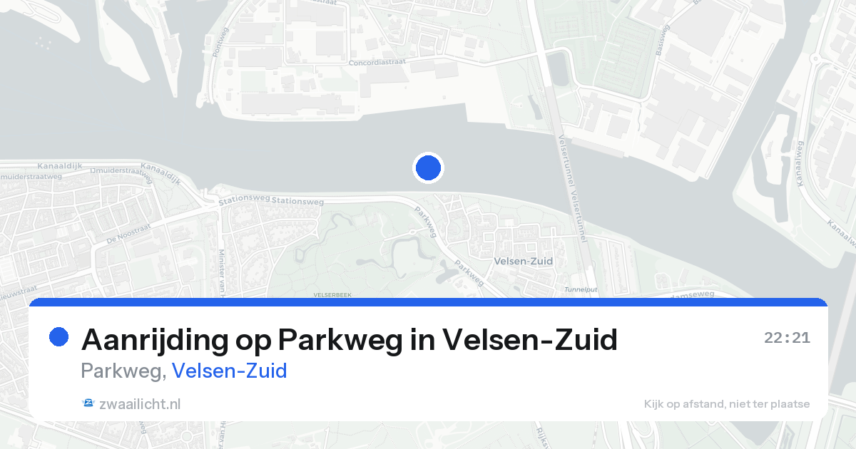 Aanrijding op Parkweg in Velsen-Zuid — 12 aug 2026