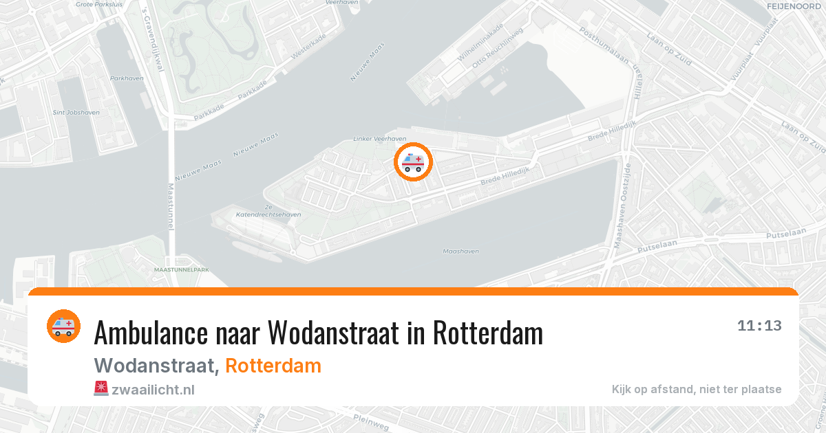 Ambulance naar Wodanstraat in Rotterdam — 2 jul 2026