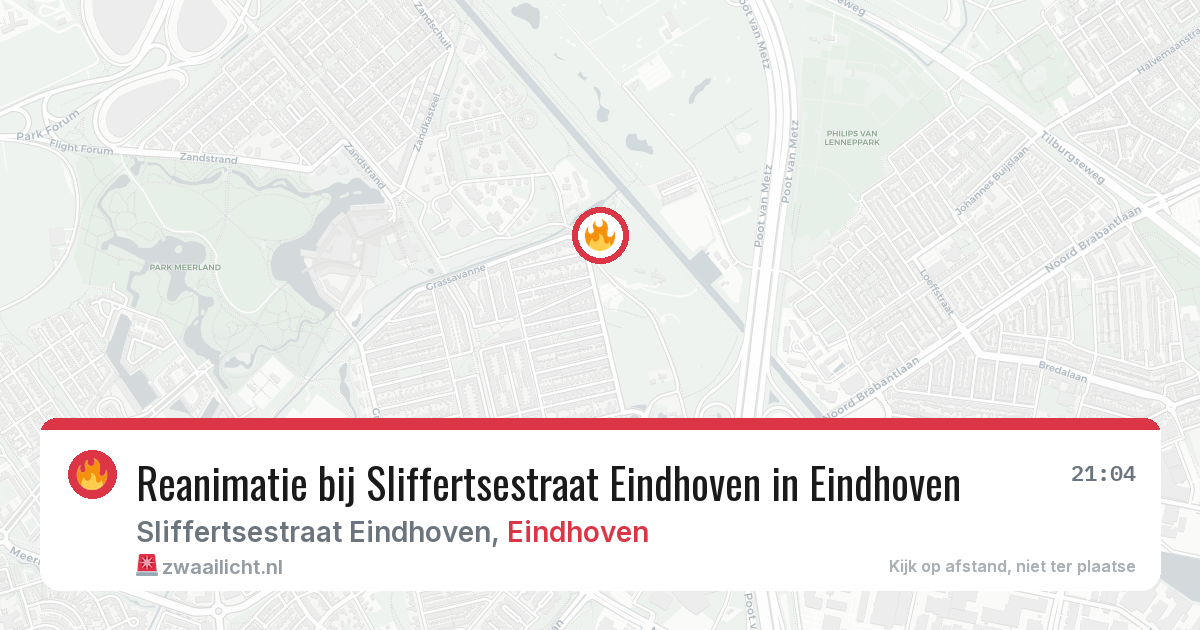 Reanimatie bij Sliffertsestraat Eindhoven in Eindhoven — 9 feb 2026