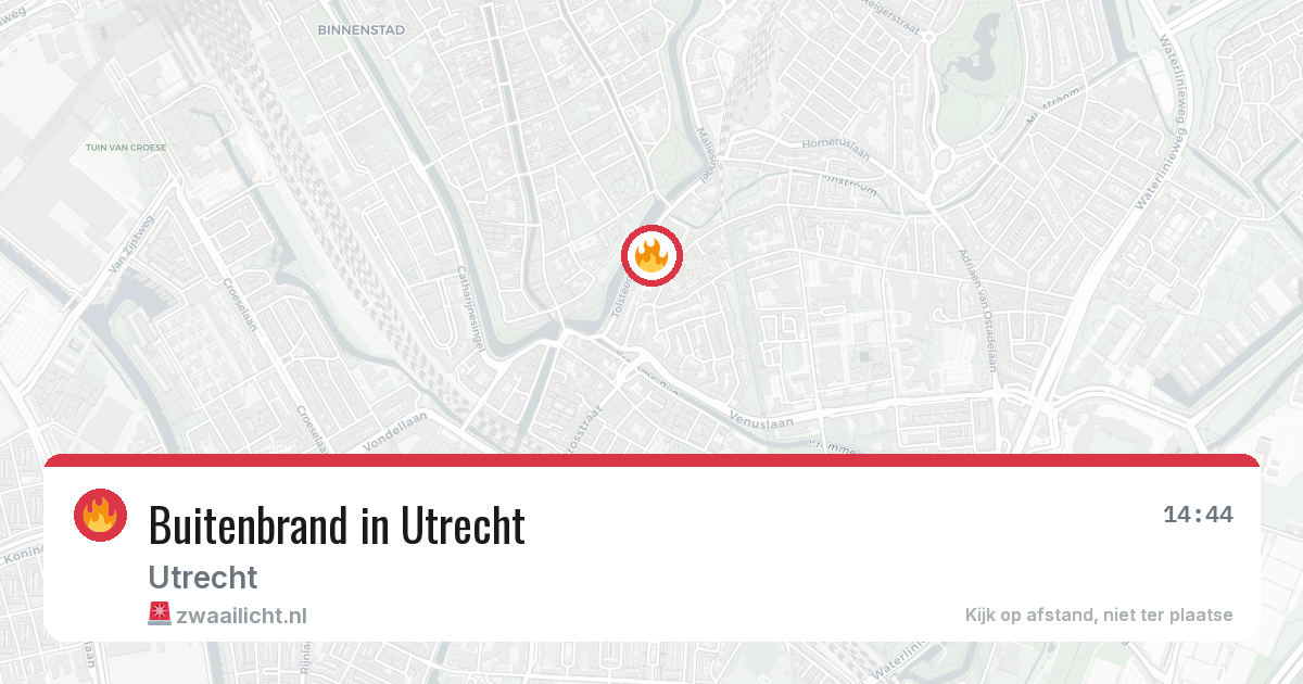 Buitenbrand in Utrecht — 28 jul 2026