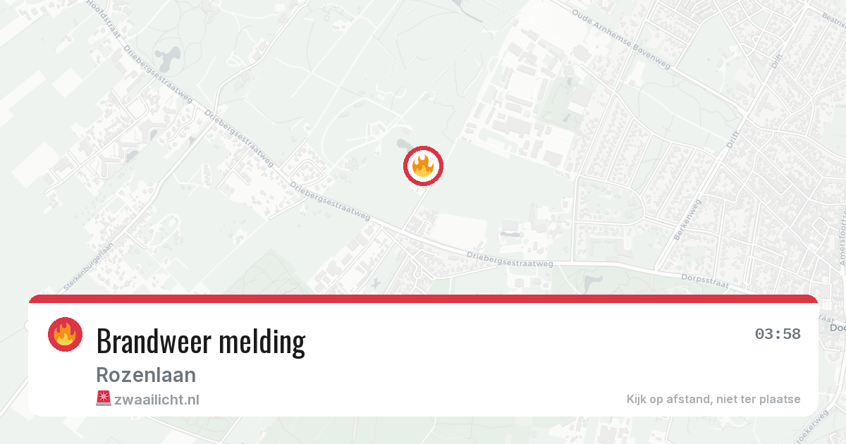 Brandweer melding — 5 jul 2026