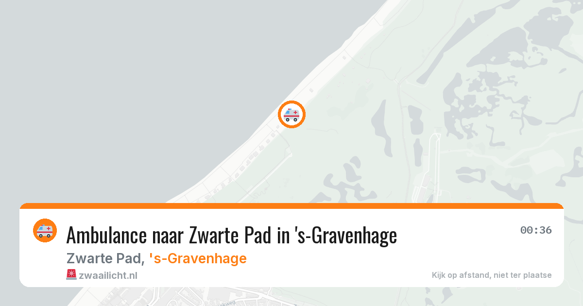 Ambulance naar Zwarte Pad in 's-Gravenhage — 14 mei 2026