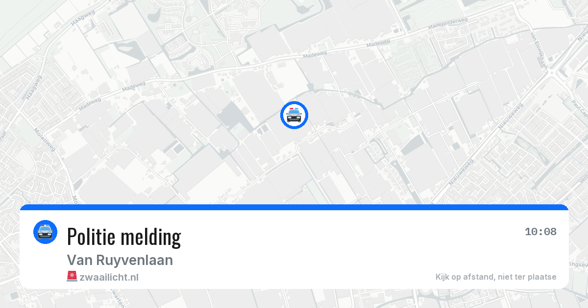 Politie melding — 26 jul 2026
