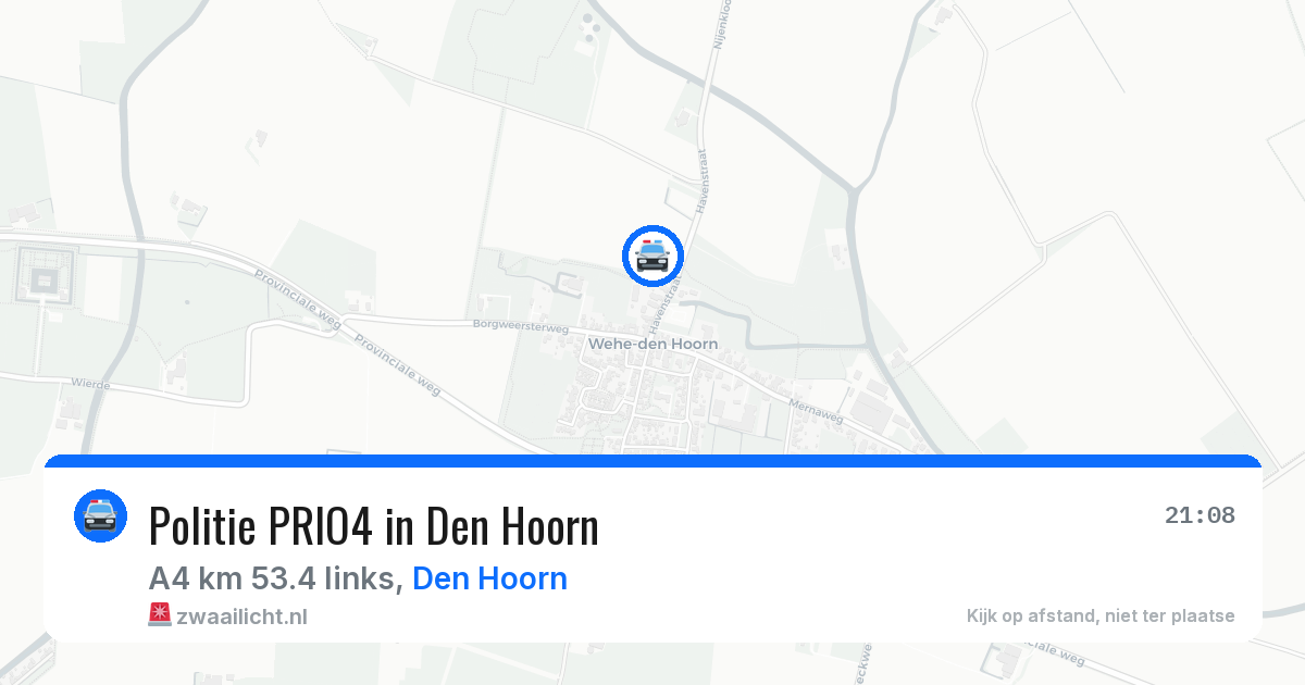 Politie PRIO4 in Den Hoorn — 26 mrt 2026 | 🚨 Zwaailicht.nl