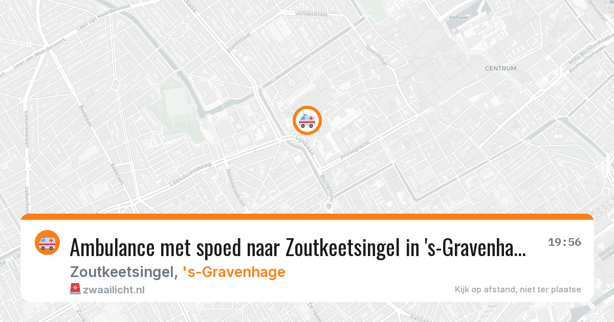 Ambulance met spoed naar Zoutkeetsingel in 's-Gravenhage — 18 jun 2026