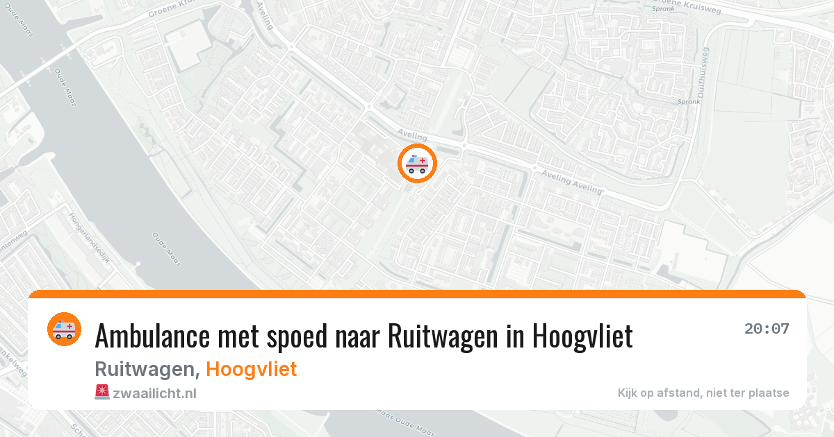 Ambulance met spoed naar Ruitwagen in Hoogvliet — 12 feb 2026