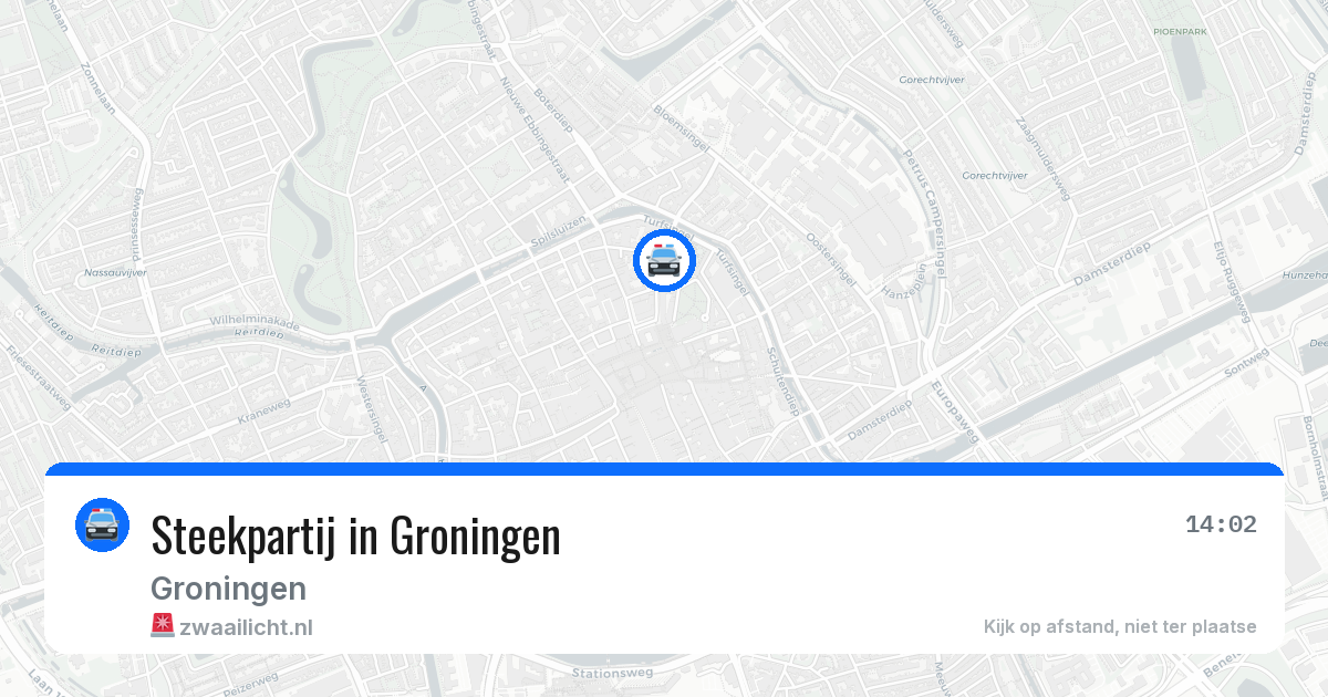 Steekpartij in Groningen — 15 mrt 2026