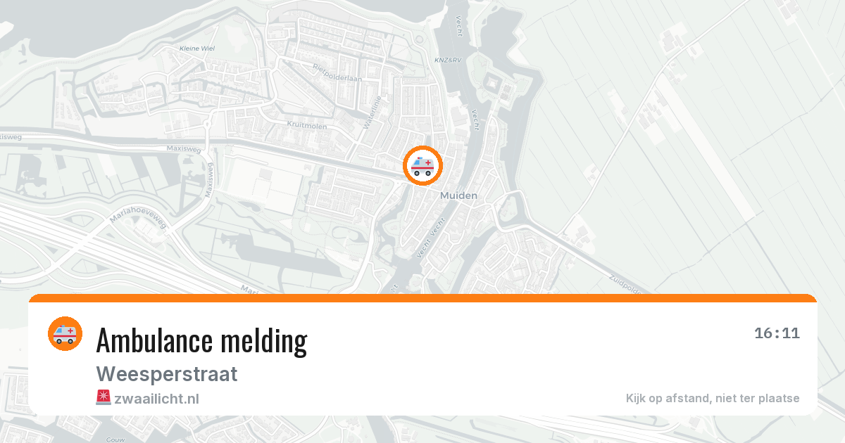 Ambulance melding — 20 jun 2026