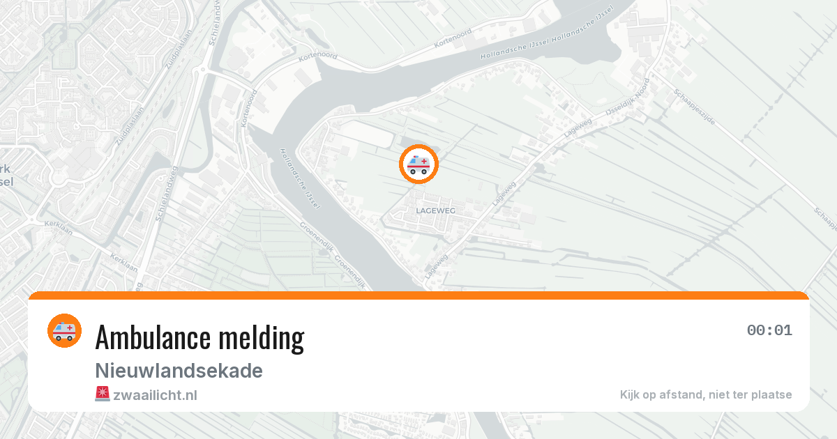Ambulance melding — 29 jun 2026