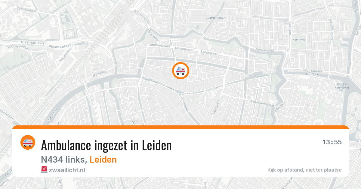 Ambulance ingezet in Leiden — 20 jun 2026
