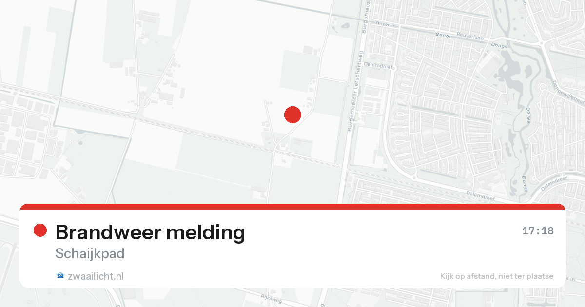 Brandweer melding — 31 jan 2026