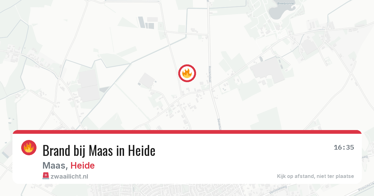 Brand bij Maas in Heide — 25 jun 2026