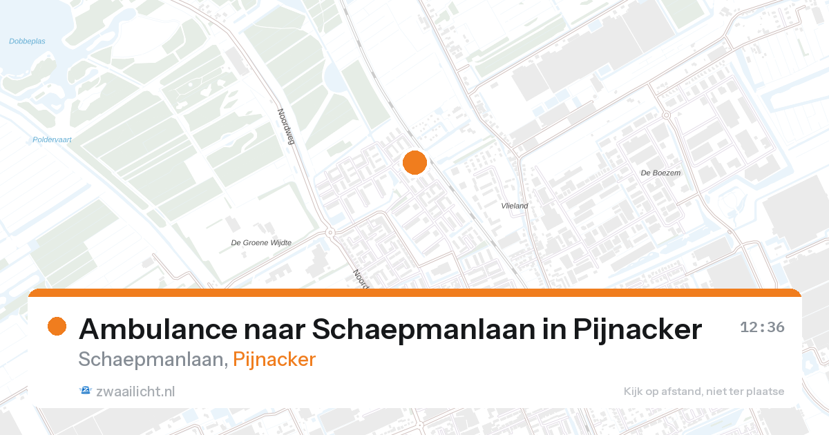 Ambulance naar Schaepmanlaan in Pijnacker — 27 feb 2026