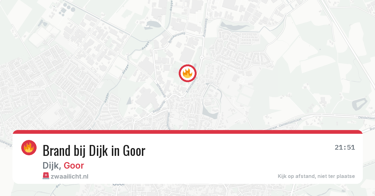 Brand bij Dijk in Goor — 5 jul 2026