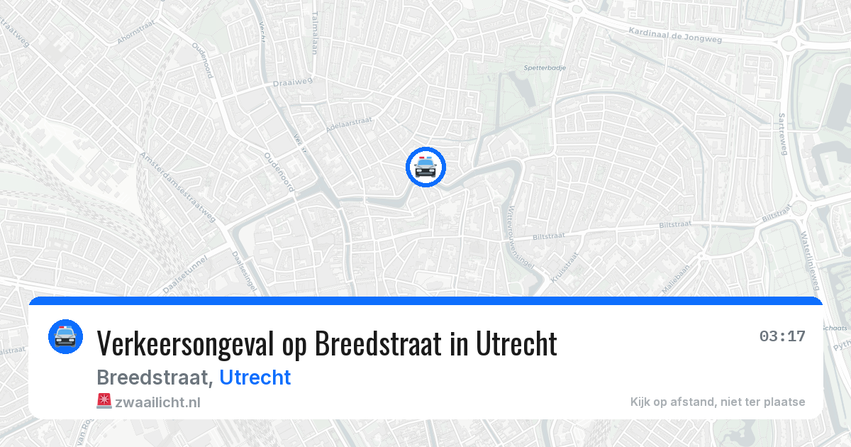 Verkeersongeval op Breedstraat in Utrecht — 29 mei 2026