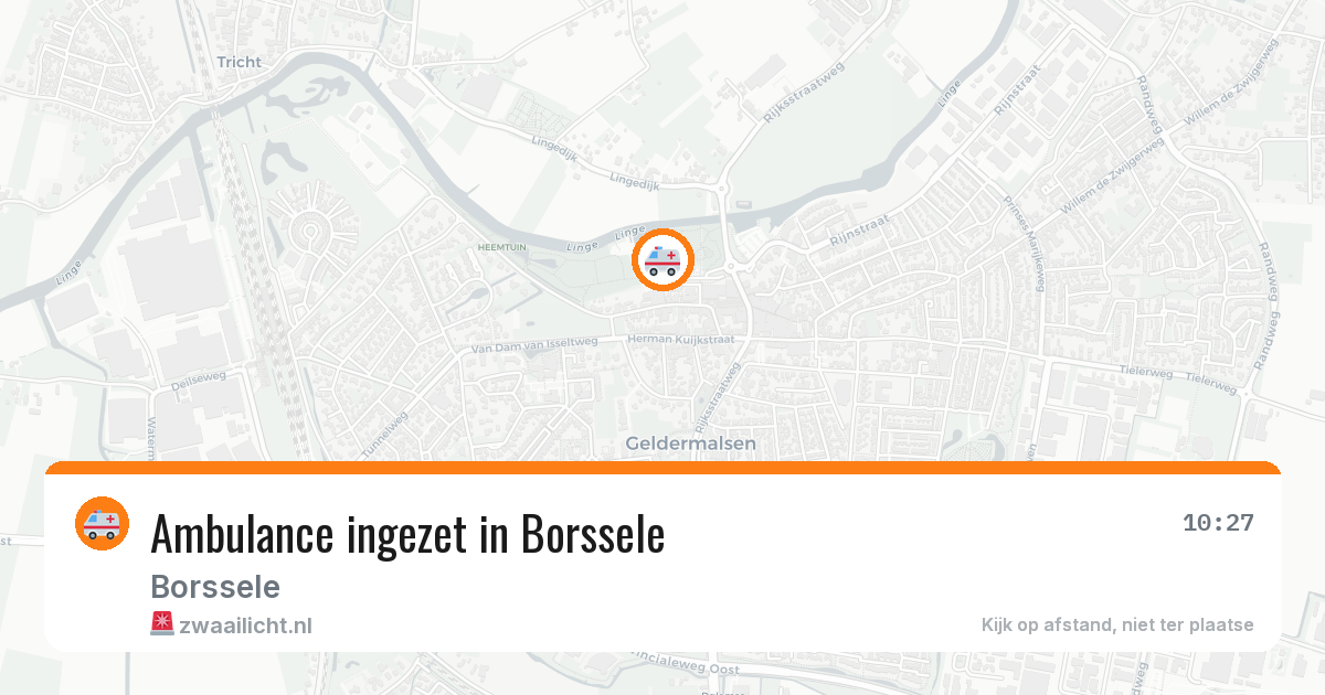 Ambulance ingezet in Borssele — 30 jan 2026