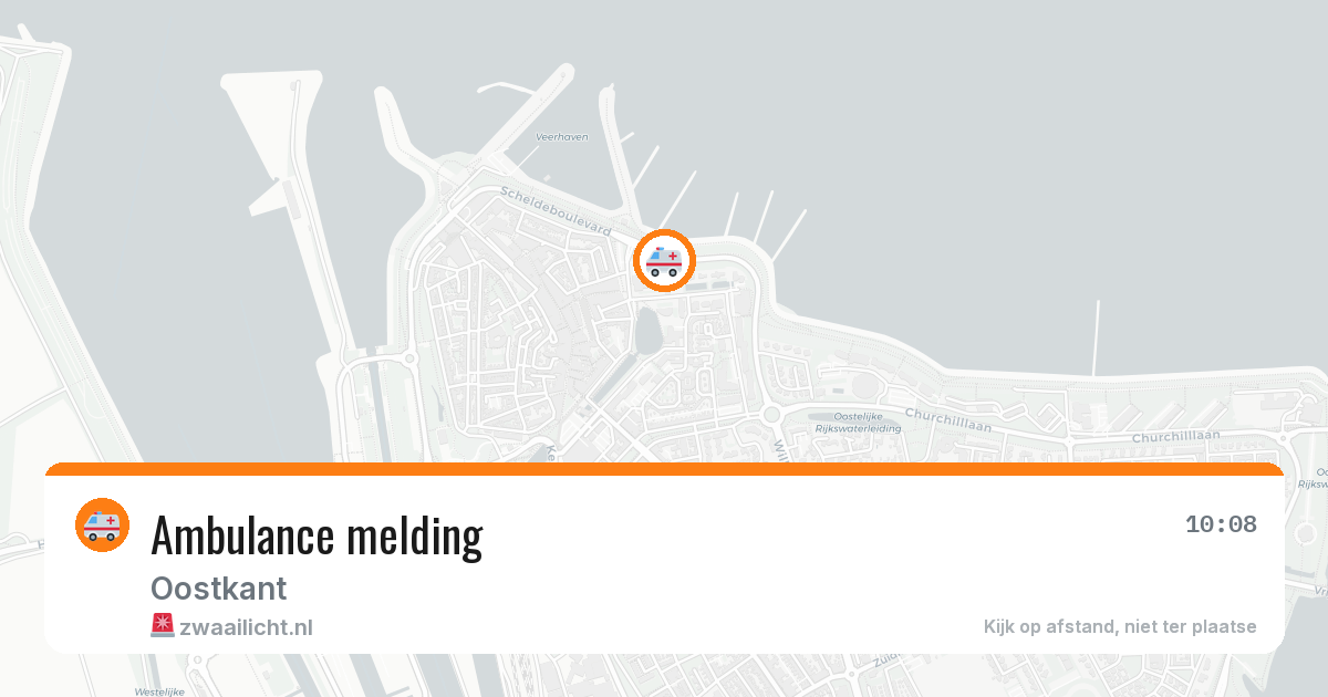 Ambulance melding — 6 jul 2026