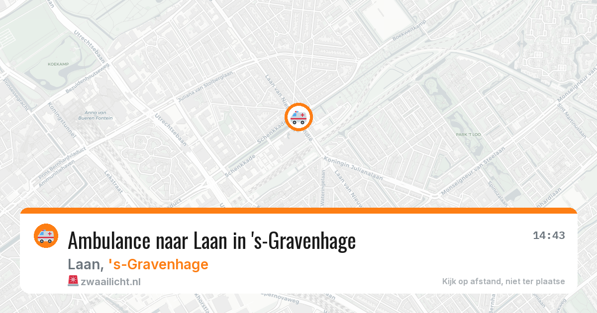 Ambulance naar Laan in 's-Gravenhage — 15 jul 2026