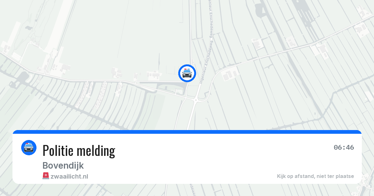 Politie melding — 10 jul 2026