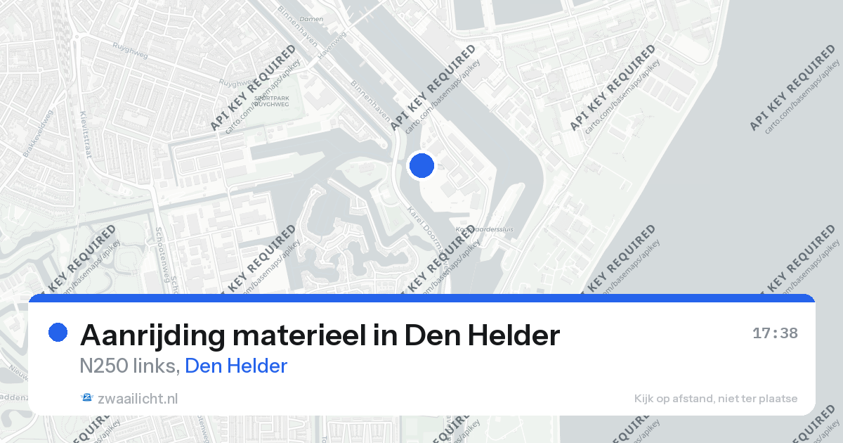 Aanrijding materieel in Den Helder — 26 aug 2026