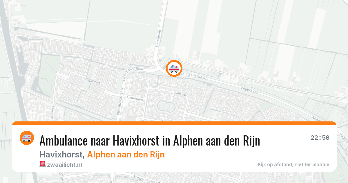 Ambulance naar Havixhorst in Alphen aan den Rijn — 3 jun 2026