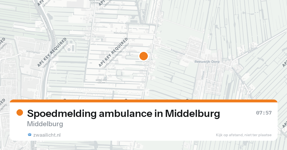 Spoedmelding ambulance in Middelburg — 7 feb 2026