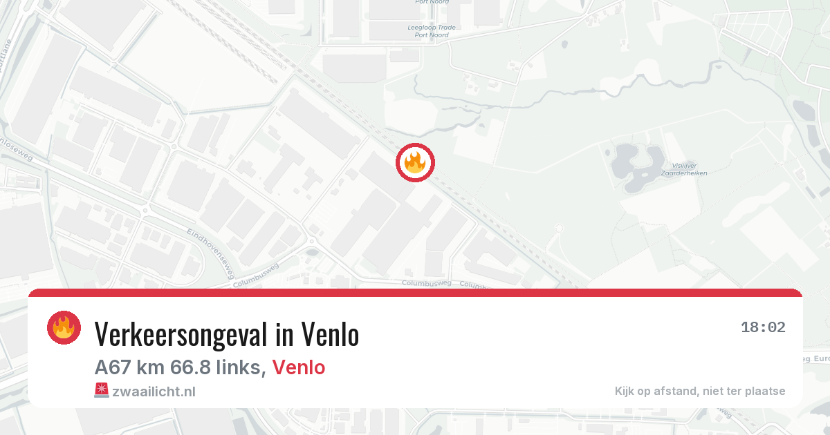 Verkeersongeval in Venlo — 13 apr 2026