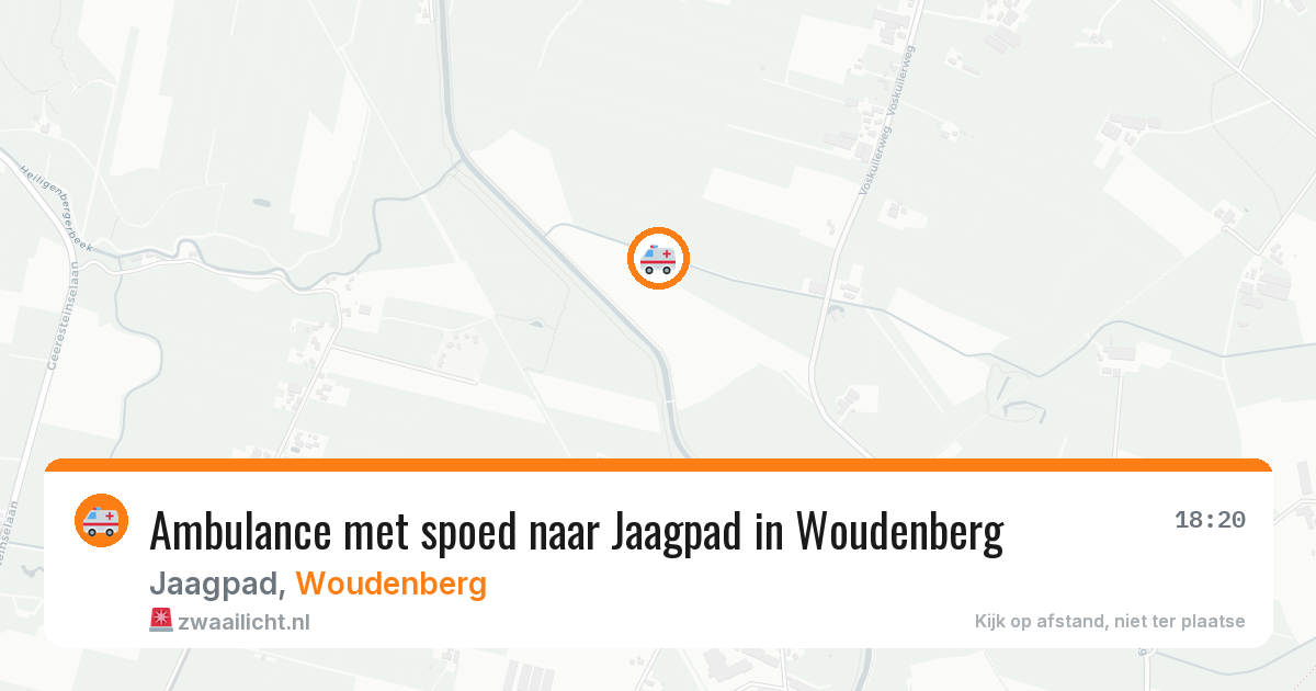 Ambulance met spoed naar Jaagpad in Woudenberg — 21 mei 2026