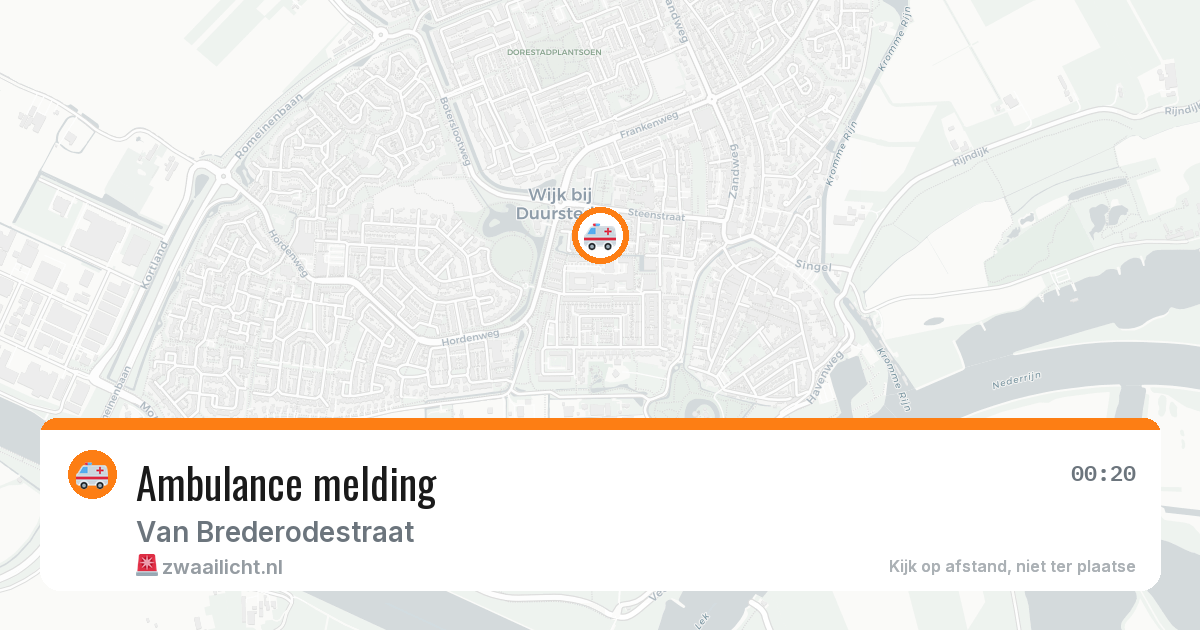 Ambulance melding — 26 jun 2026