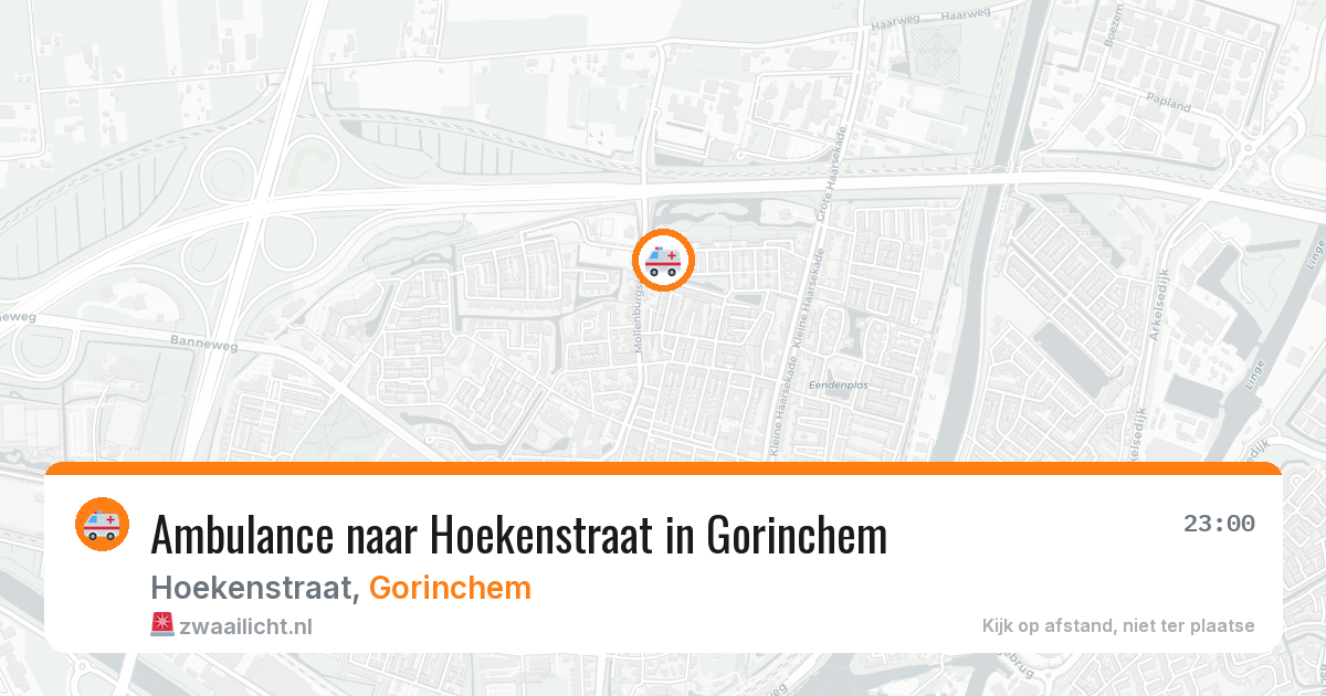 Ambulance naar Hoekenstraat in Gorinchem — 5 mei 2026