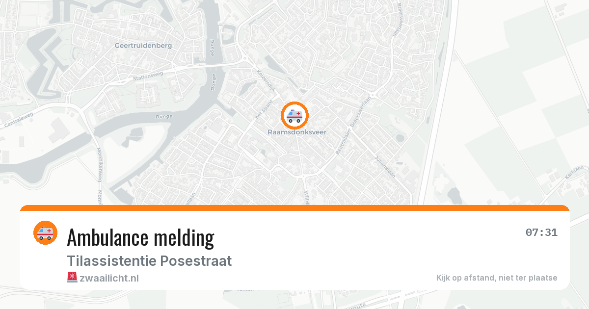 Ambulance melding — 12 jun 2026