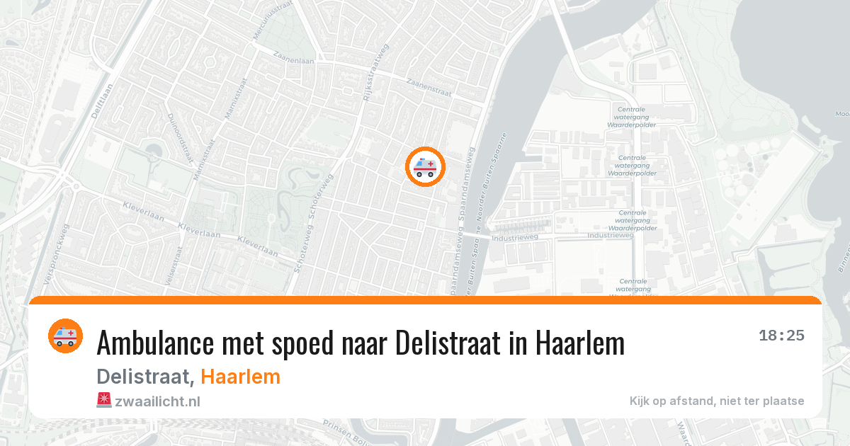 Ambulance met spoed naar Delistraat in Haarlem — 23 jan 2026