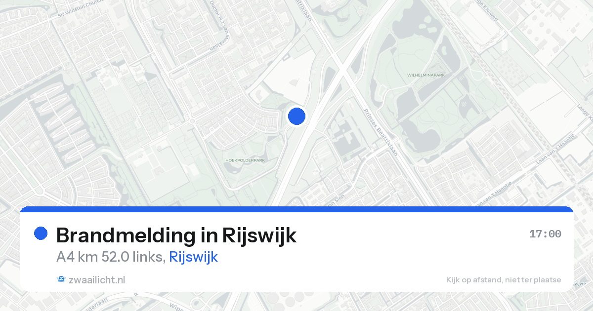 Brandmelding in Rijswijk — 15 aug 2026
