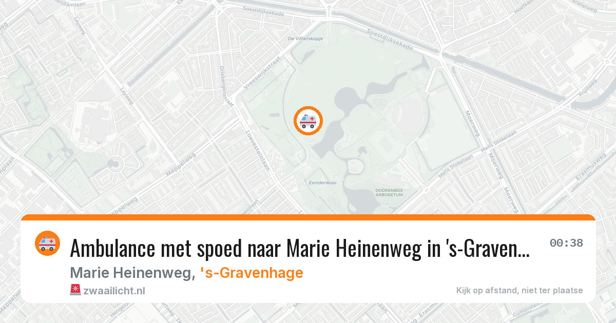 Ambulance met spoed naar Marie Heinenweg in 's-Gravenhage — 5 jun 2026