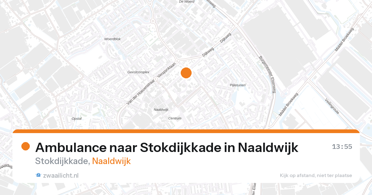 Ambulance naar Stokdijkkade in Naaldwijk — 28 aug 2026