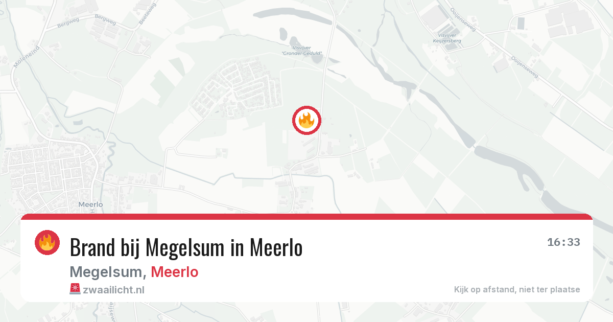 Brand bij Megelsum in Meerlo — 3 mrt 2026
