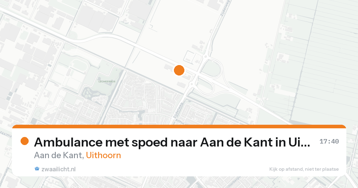 Ambulance met spoed naar Aan de Kant in Uithoorn — 31 jan 2026
