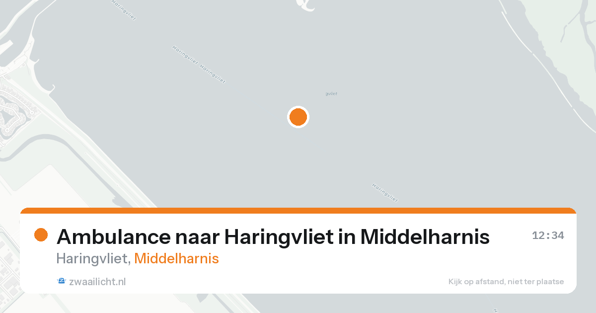 Ambulance naar Haringvliet in Middelharnis — 8 jul 2026