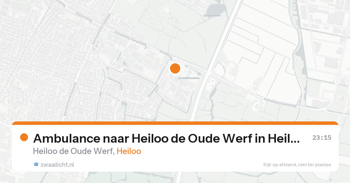 Ambulance naar Heiloo de Oude Werf in Heiloo — 7 feb 2026